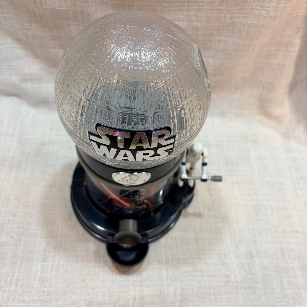 Star Wars Jelly Belly Death Star Candy Dispenser Darth Vader Stormtrooper Black - Picture 3 of 11